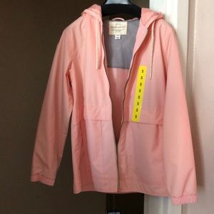 NWT pink rain jacket